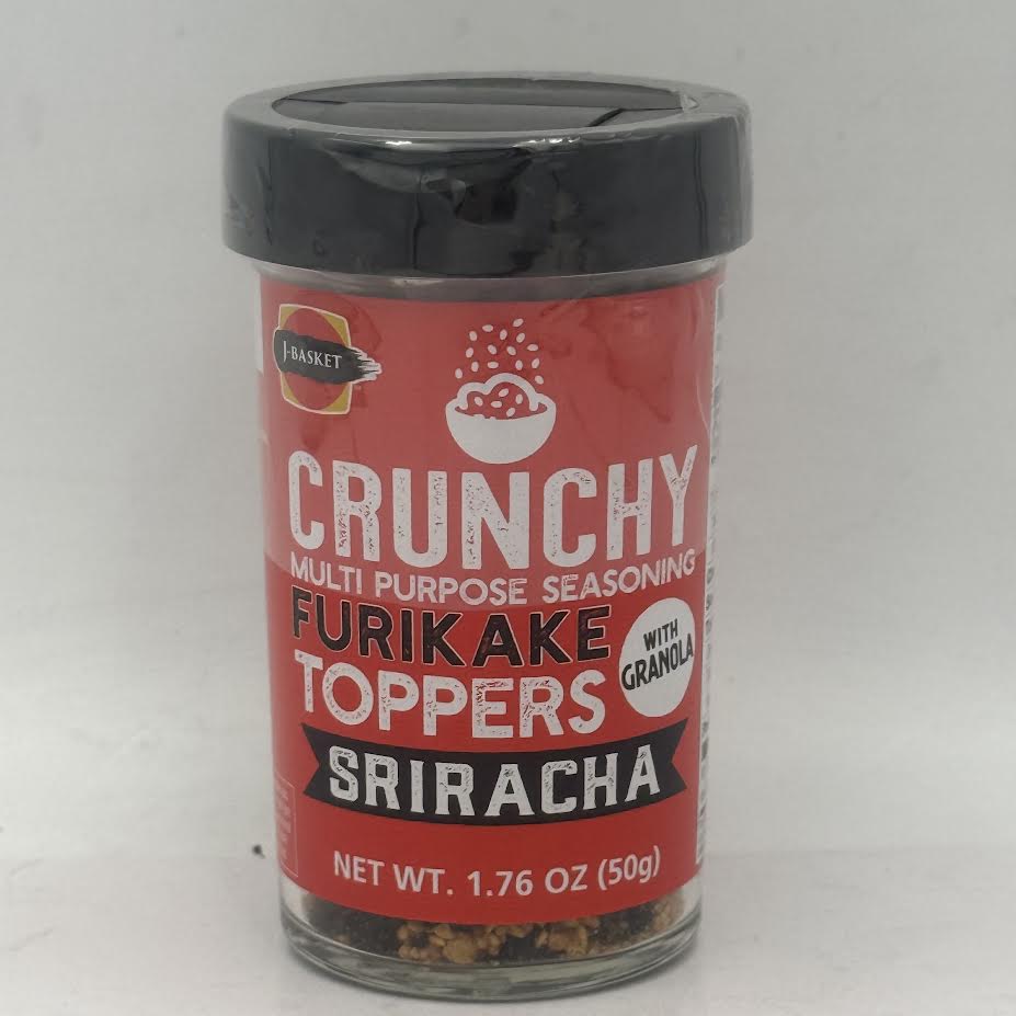 J-Basket Crunchy Furikake Rice Seasoning Toppers Sriracha With Granola 1.76oz/(50g)