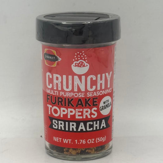 J-Basket Crunchy Furikake Rice Seasoning Toppers Sriracha With Granola 1.76oz/(50g)