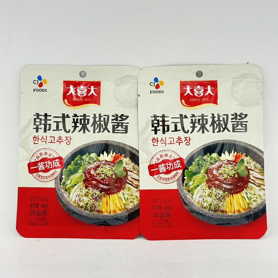 CJ Foods Korean Chili Sauce Bibimbap 40gx2bags韓式拌飯醬