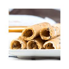 Seawood Sesame Flavor Crispy Rolled Wafer 144g/(72gx2bags)台灣西塢芝麻捲餅