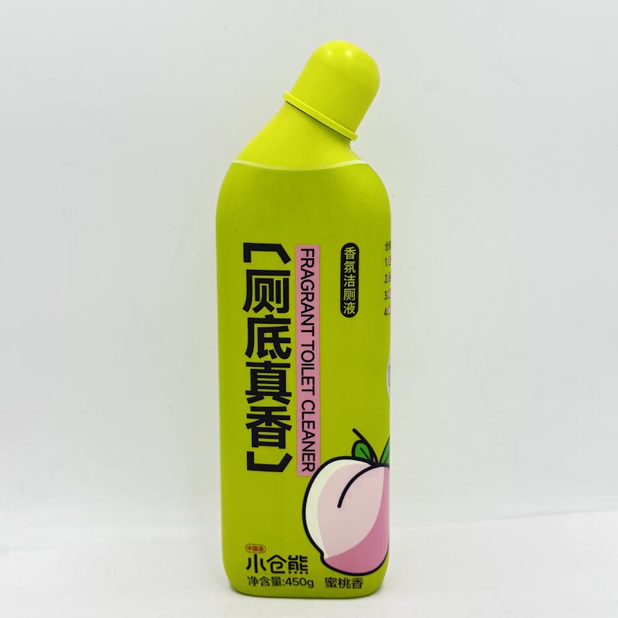 Fragrant Toilet Cleaner - Honey Peach Fragrance 450g小倉熊蜜桃香潔廁液