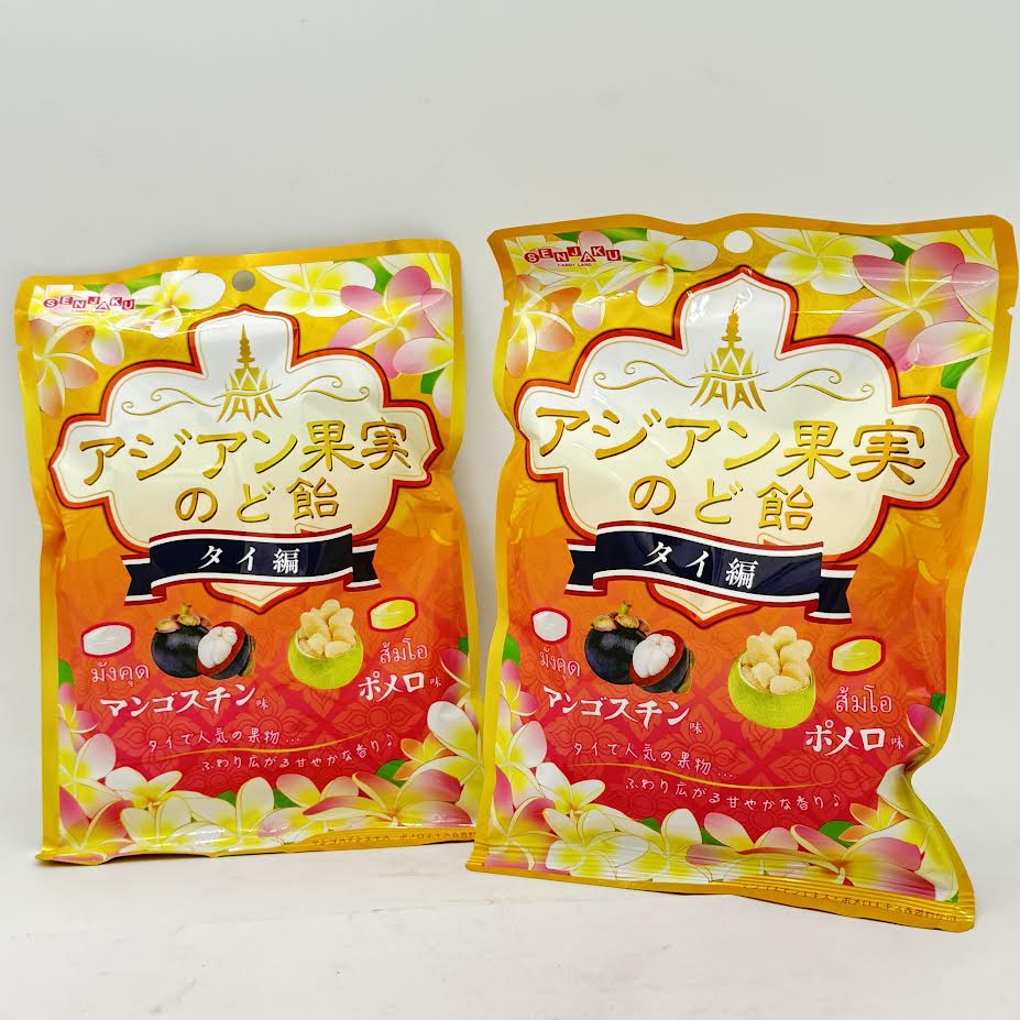 Senjakuame Asian Fruit Throat Lozenges Thailand Edition 75gx2bags