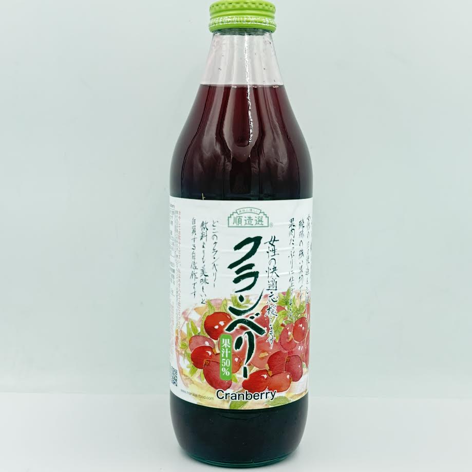 Junzo sen Cranberry Fruit Juice 33.80fl.oz/(1L)順造選蔓越莓果汁