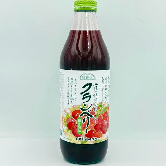 Junzo sen Cranberry Fruit Juice 33.80fl.oz/(1L)順造選蔓越莓果汁