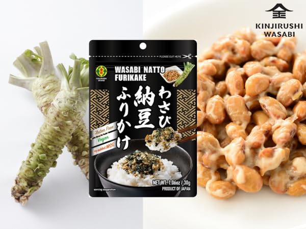 Kinjirush Gluten Free Wasabi Natto Furikake 30g