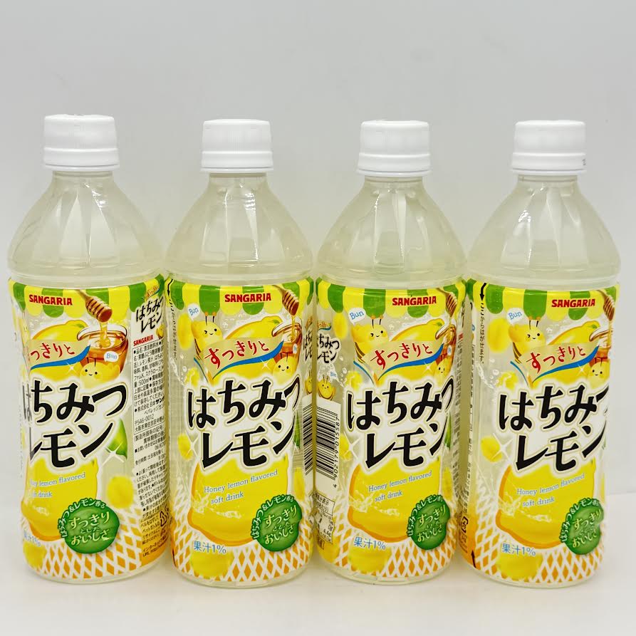 Sangaria Honey Lemon Flavored Soft Drink 500mlx4bottle
