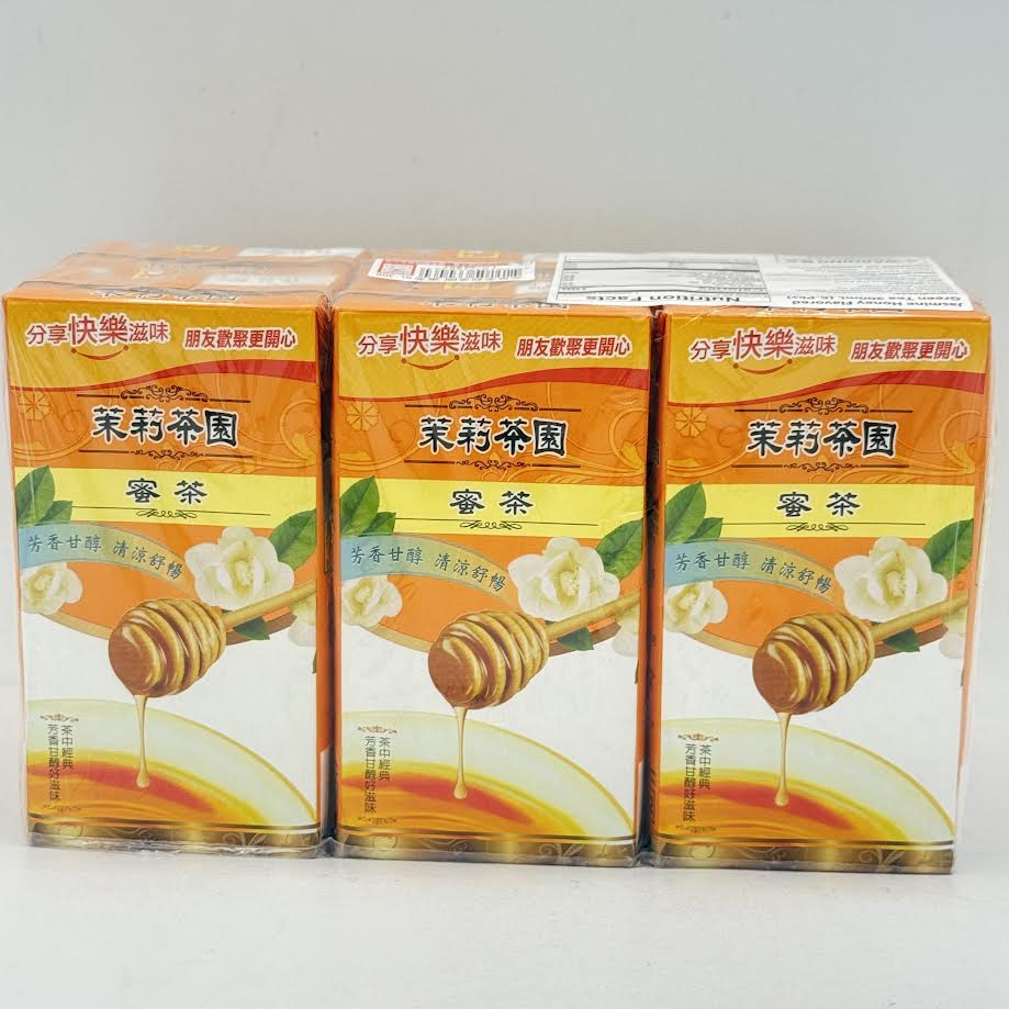 Kuang Quan Jasmine Honey Flavored Green Tea 300ml/(6pack)光泉茉莉茶園蜜茶