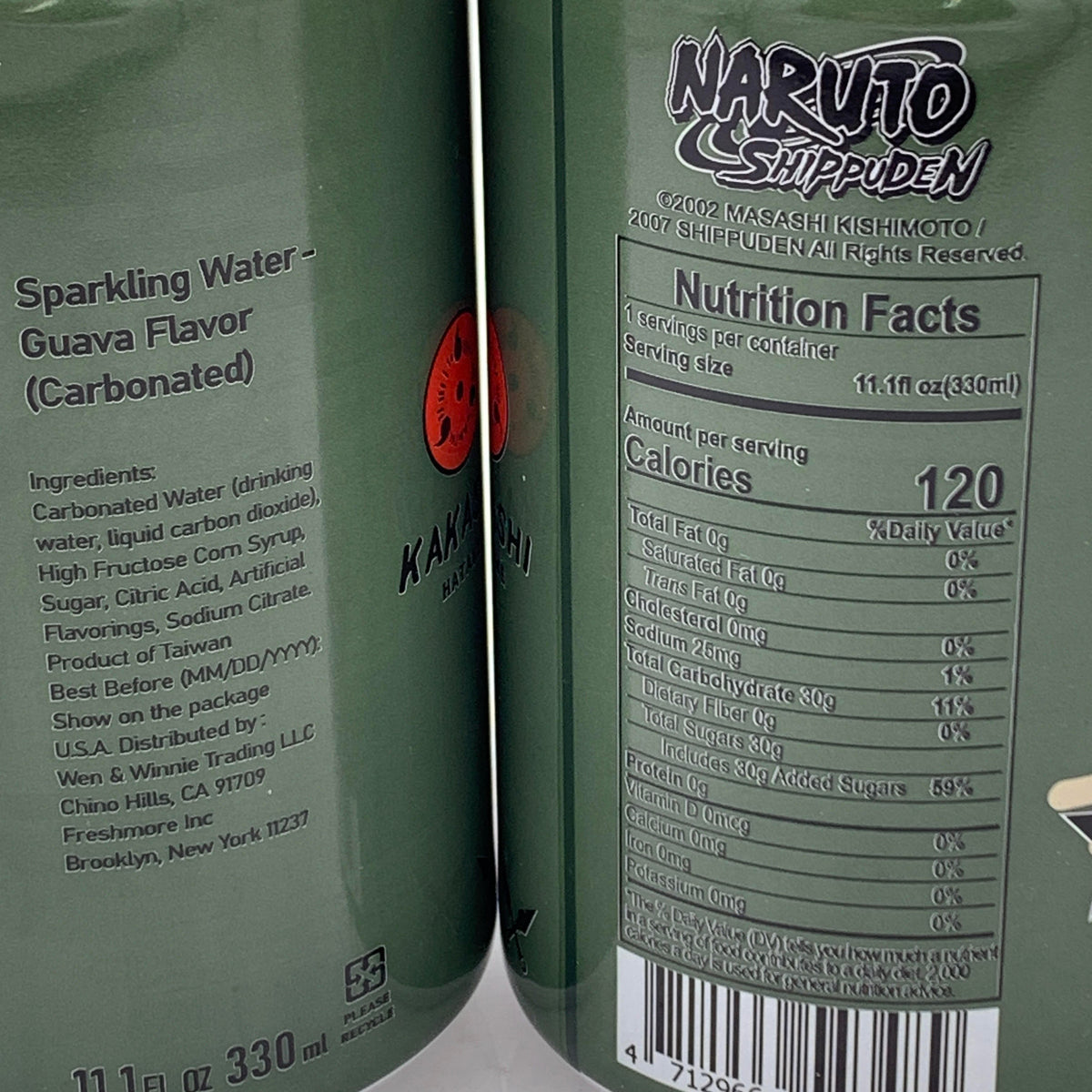Ocean Bomb Guava Flavor Sparkling Water 330mlX4Can