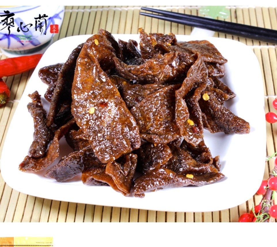 Liao Hsin-Lan Dried Tofu-Spicy Flavor (Vegan) 400g廖心蘭老道燒辣
