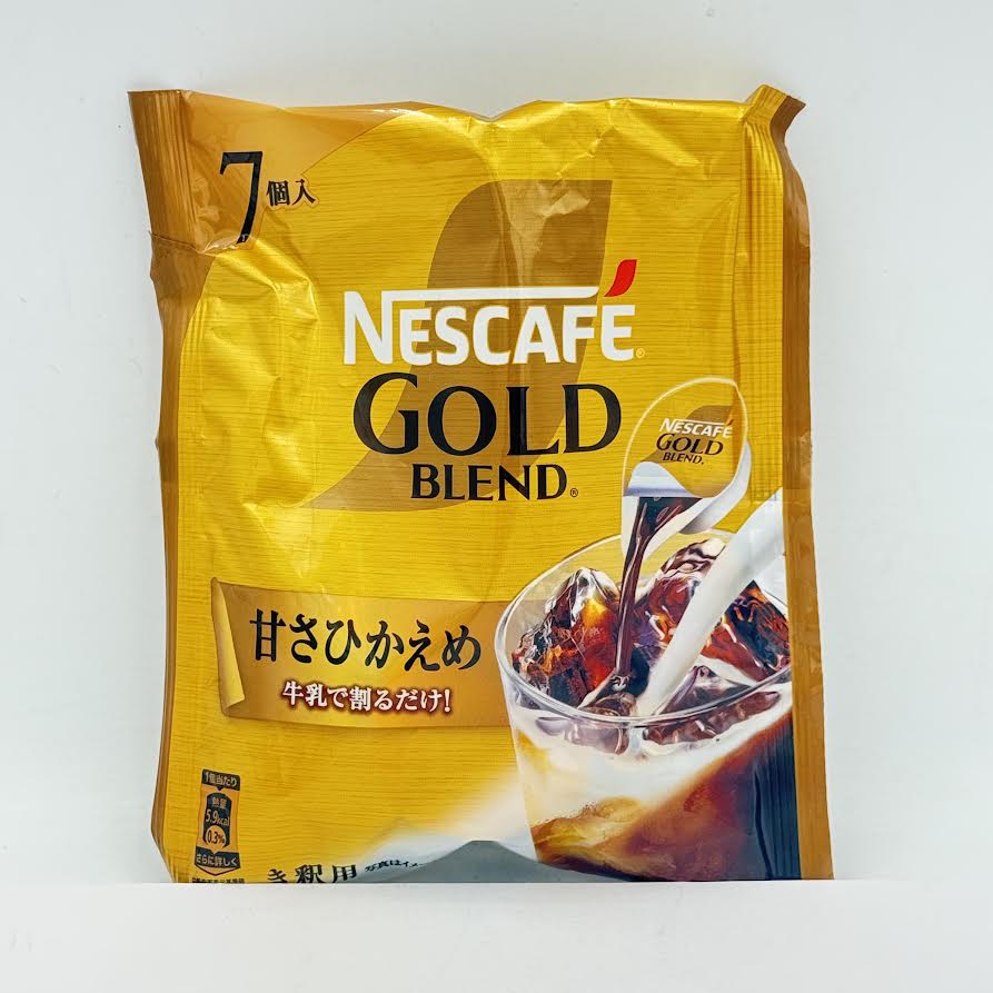 Nestle Nescafe Gold Blend - Liquid Coffee(Low Sugar) 7capsules金牌咖啡濃縮液體膠囊微糖