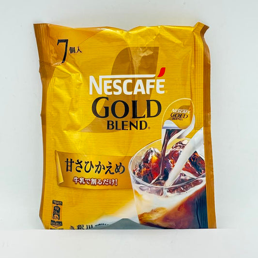 Nestle Nescafe Gold Blend - Liquid Coffee(Low Sugar) 7capsules金牌咖啡濃縮液體膠囊微糖