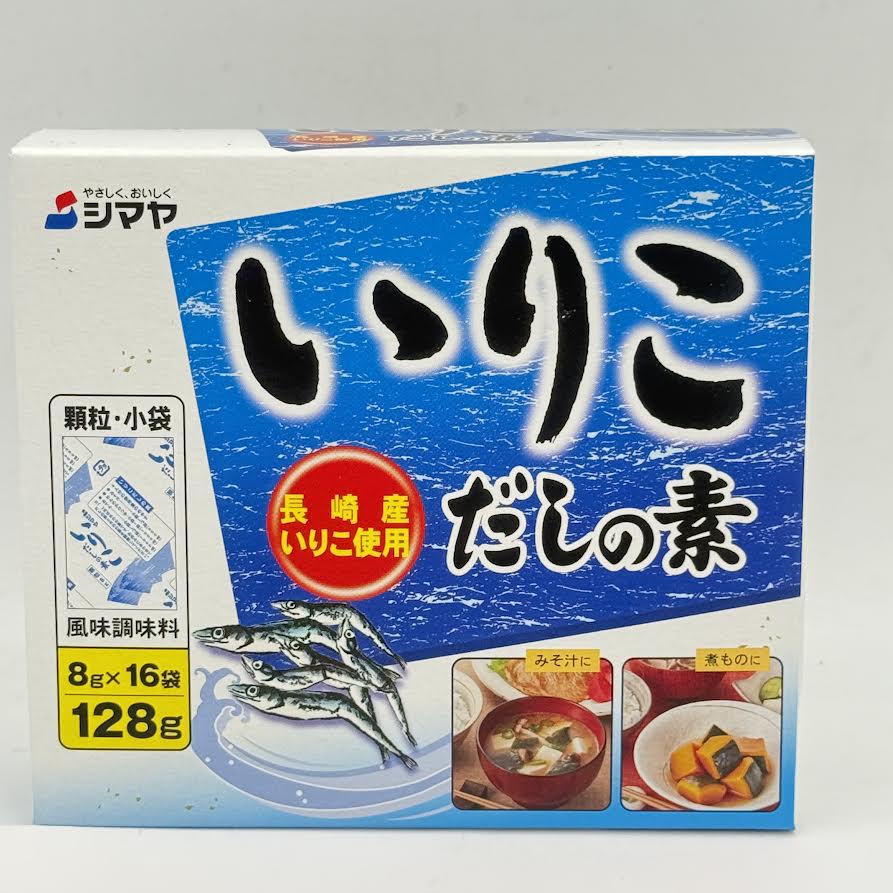 Shimaya Iriko Dashi No Moto Soup Base 128g/(16pc)