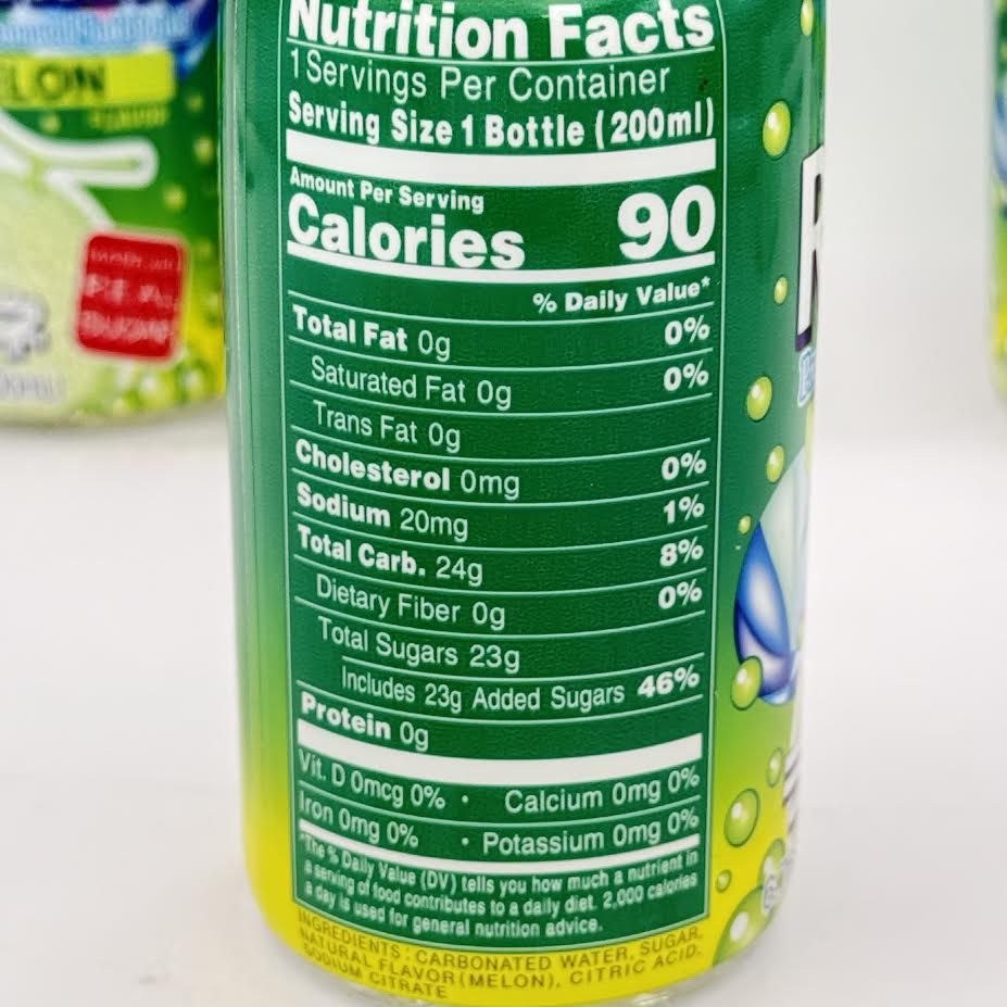 Sangaria Ramune Japanese Soft Drinks Mix Favor Combo 6.76 Fl Oz X7