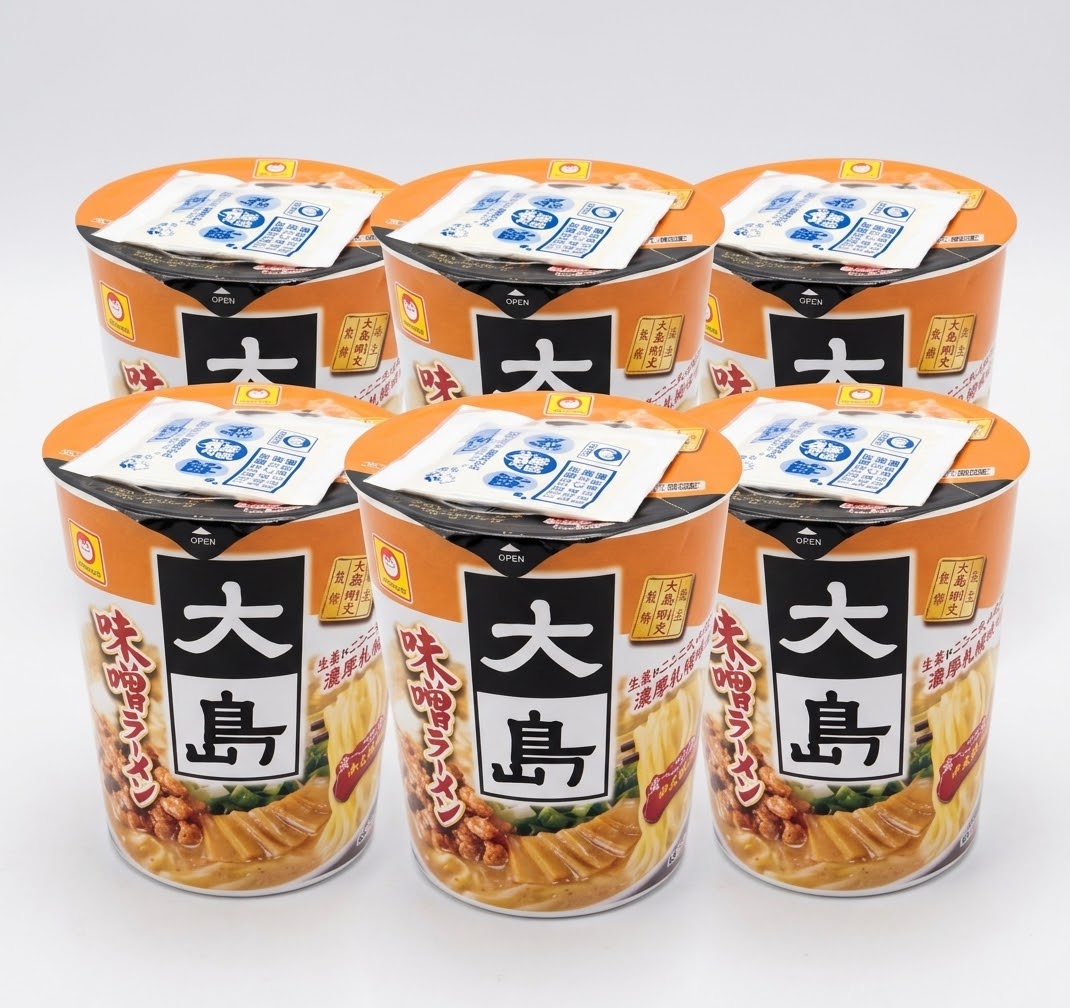 (6CT) Toyo Suisan Maruchan Oshima Miso Raman 112g東洋水產大島味增拉麵
