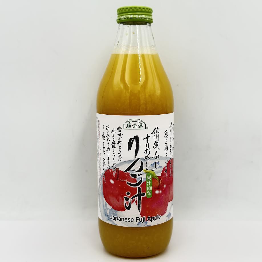 Junzosen Surioroshi Japanese Fuji Apple Juice 33.8fl,oz/(1L)順造選富士蘋果汁