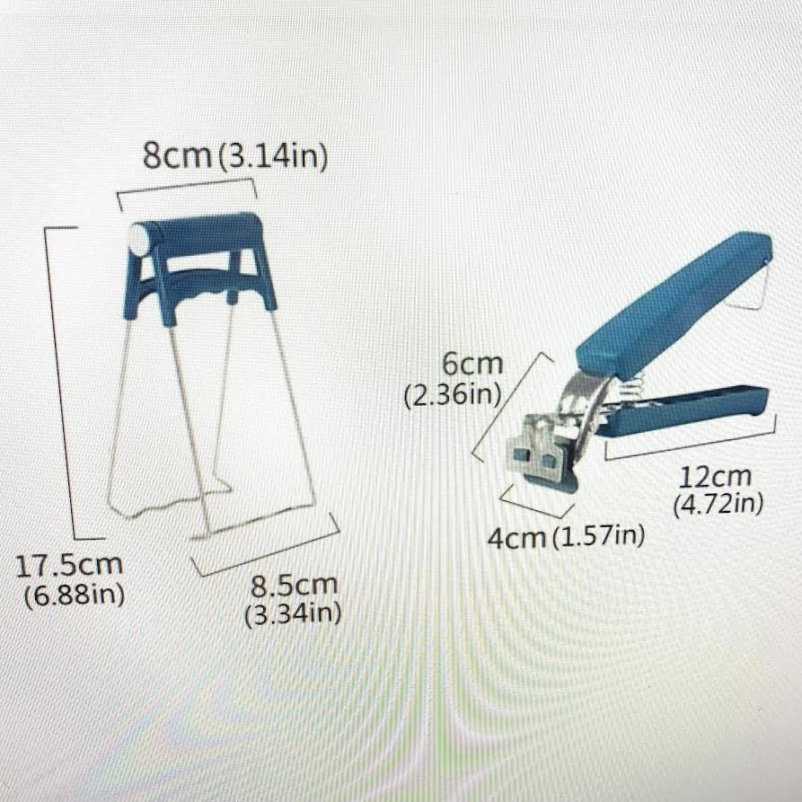 2pc Anti-Scalding Clip Set One Size Blue Color防燙夾套裝