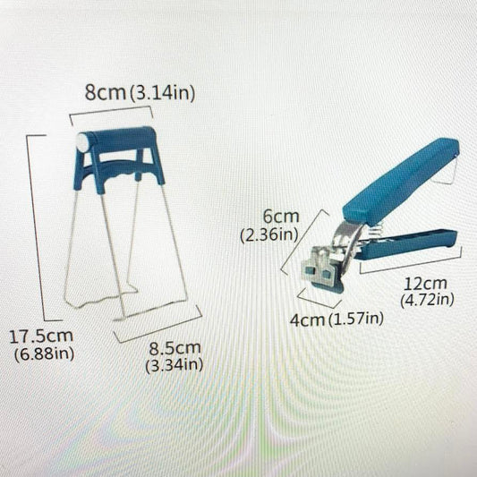 2pc Anti-Scalding Clip Set One Size Blue Color防燙夾套裝