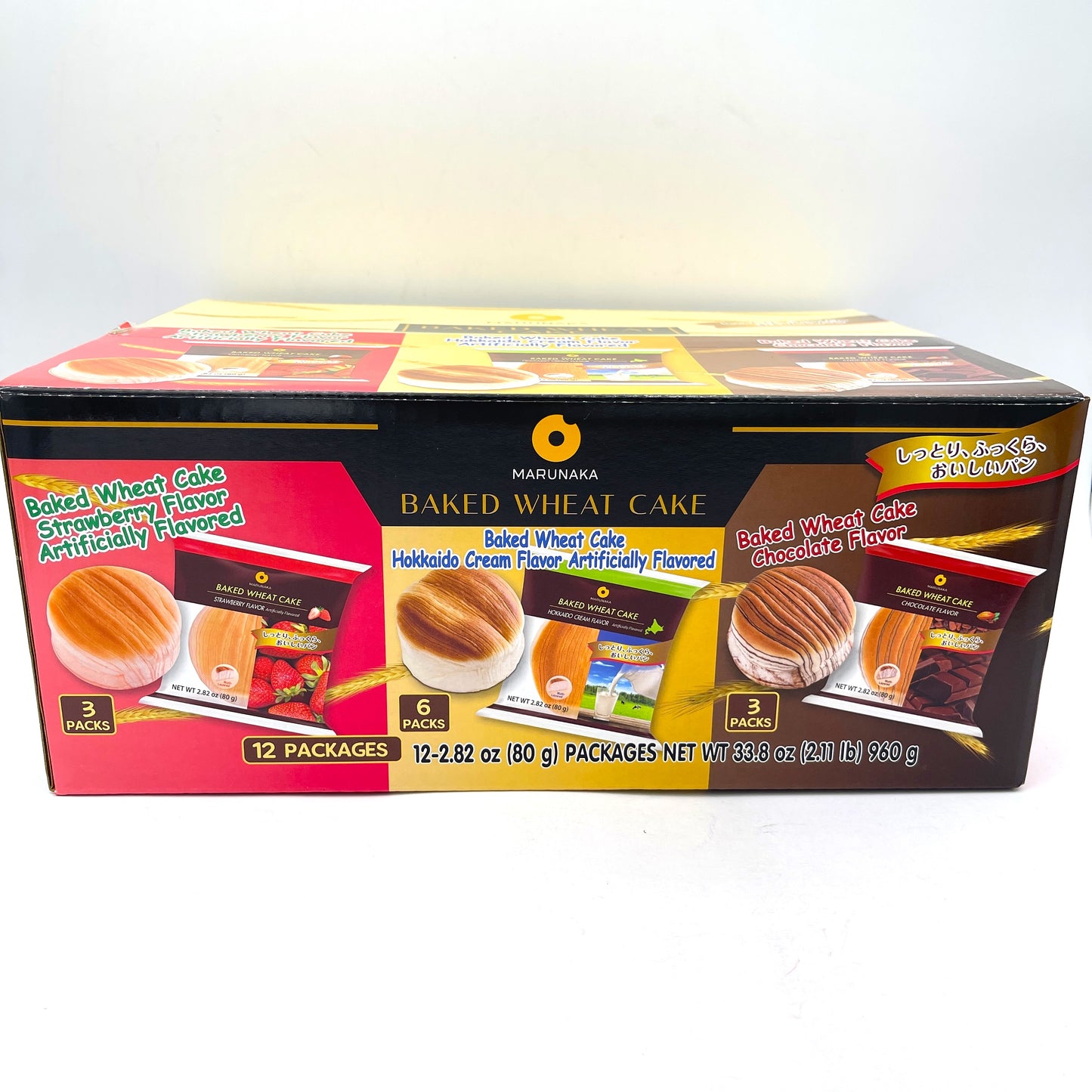Marunaka Baked Wheat Cake Variety 960g/(12packages)