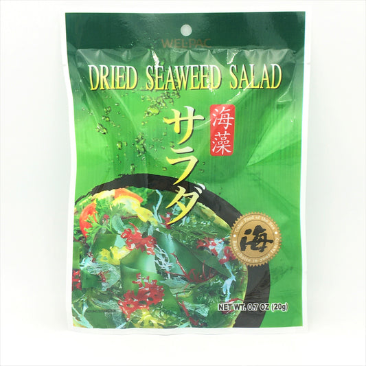 WEL-PAC Dried Seaweed Salad 0.7oz / 20g海藻沙拉