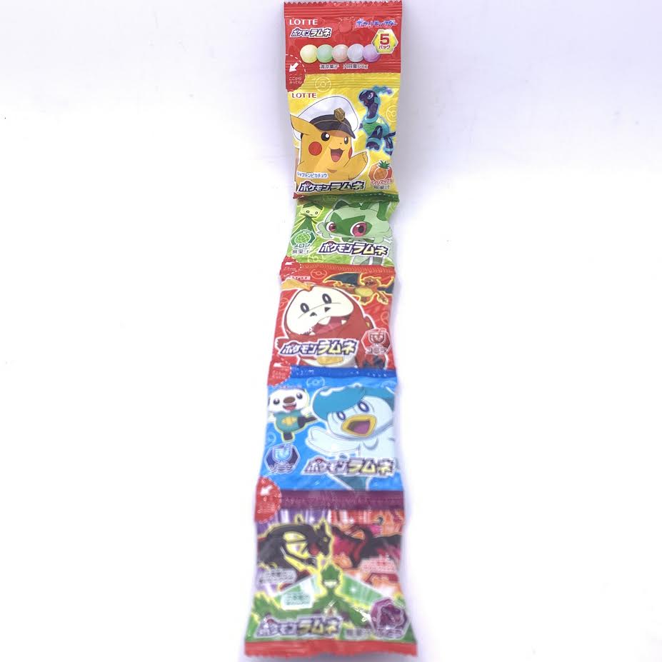 (2Ct)Lotte x Pokémon Ramune Candy 5 packs x 12g