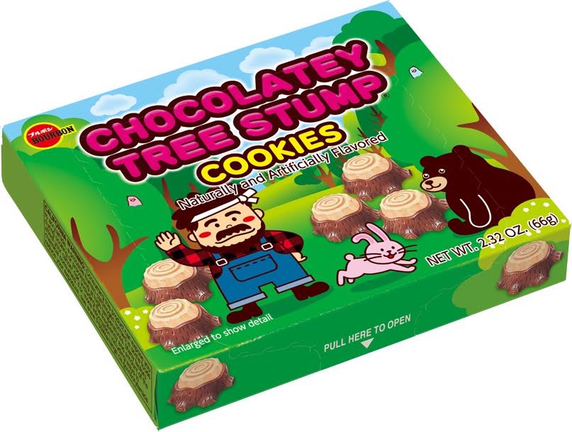(2CT)Bourbon Chocolatey Tree Stump Cookies 2.32oz/(66g)