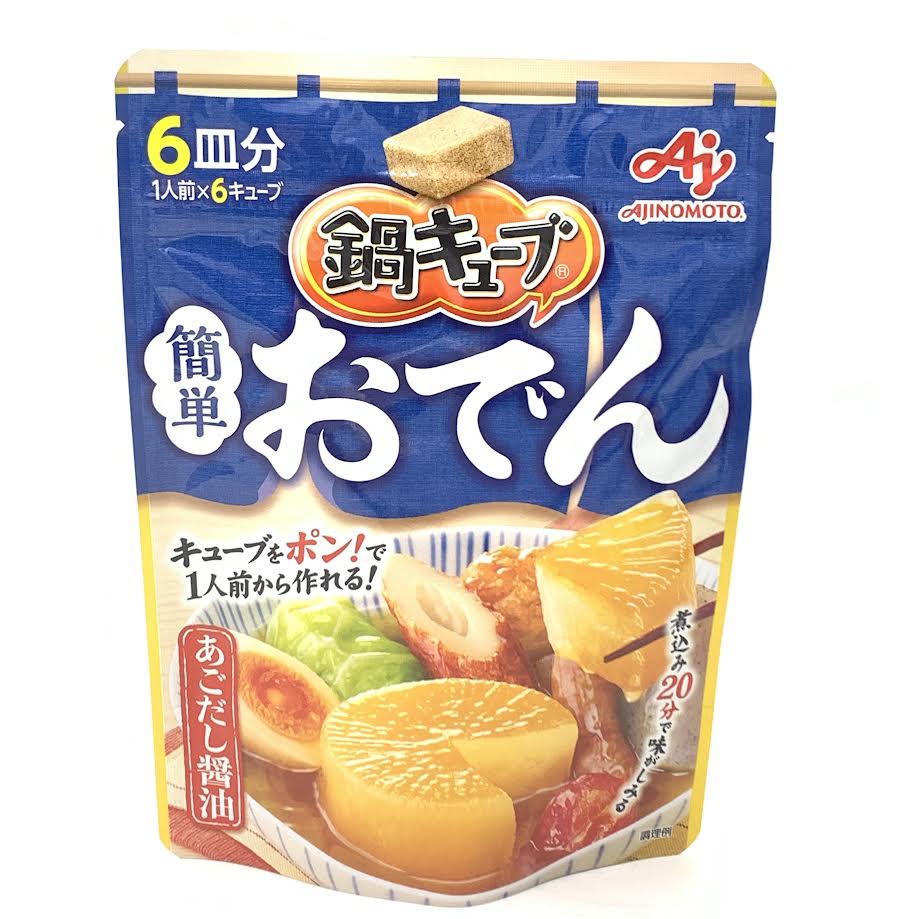 Ajinomoto Nabe Cube Easy Oden Agodashi Soy Sauce 50g/(6pcs)