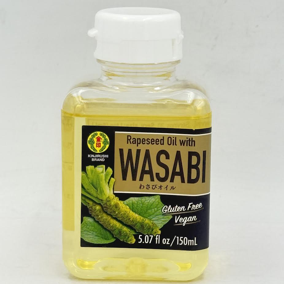 Kinjirushi Rapeseed Oil With Wasabi (Gluten Free Vegan )5.07oz/150ml