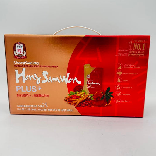 Cheong Kwan Jang Korean Red Ginseng Premium Drink Hong Sam Won Plus 50.72oz/(30bag)