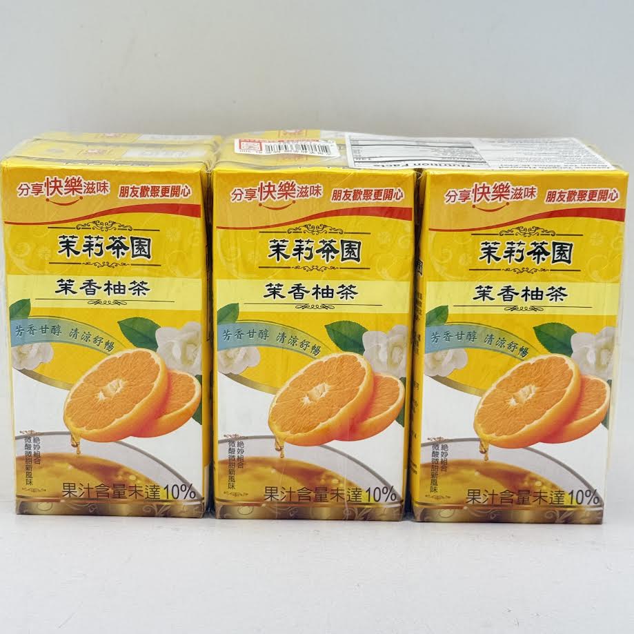 Kuang Quan Jasmine Tangelo Flavored Green Tea 300ml/(6packs) 光泉茉莉茶園柚茶