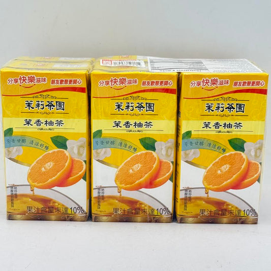 Kuang Quan Jasmine Tangelo Flavored Green Tea 300ml/(6packs) 光泉茉莉茶園柚茶