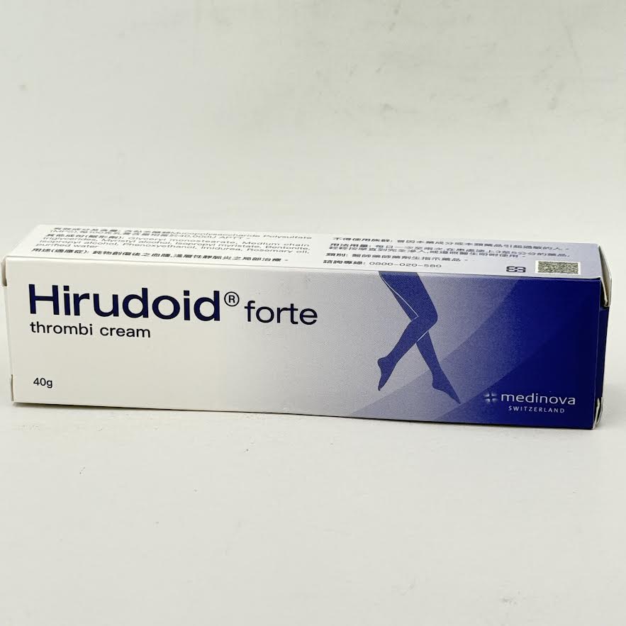 Medinova Switzerland Hirudoid Forte Thrombi Cream 40g喜療瘀舒效静脉炎乳膏