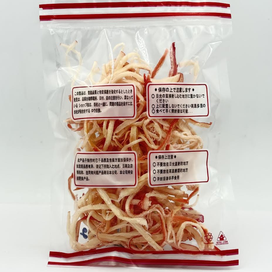 You Zhiliang Wei Dried Shredded Squid 100g自然之派鱿鱼絲