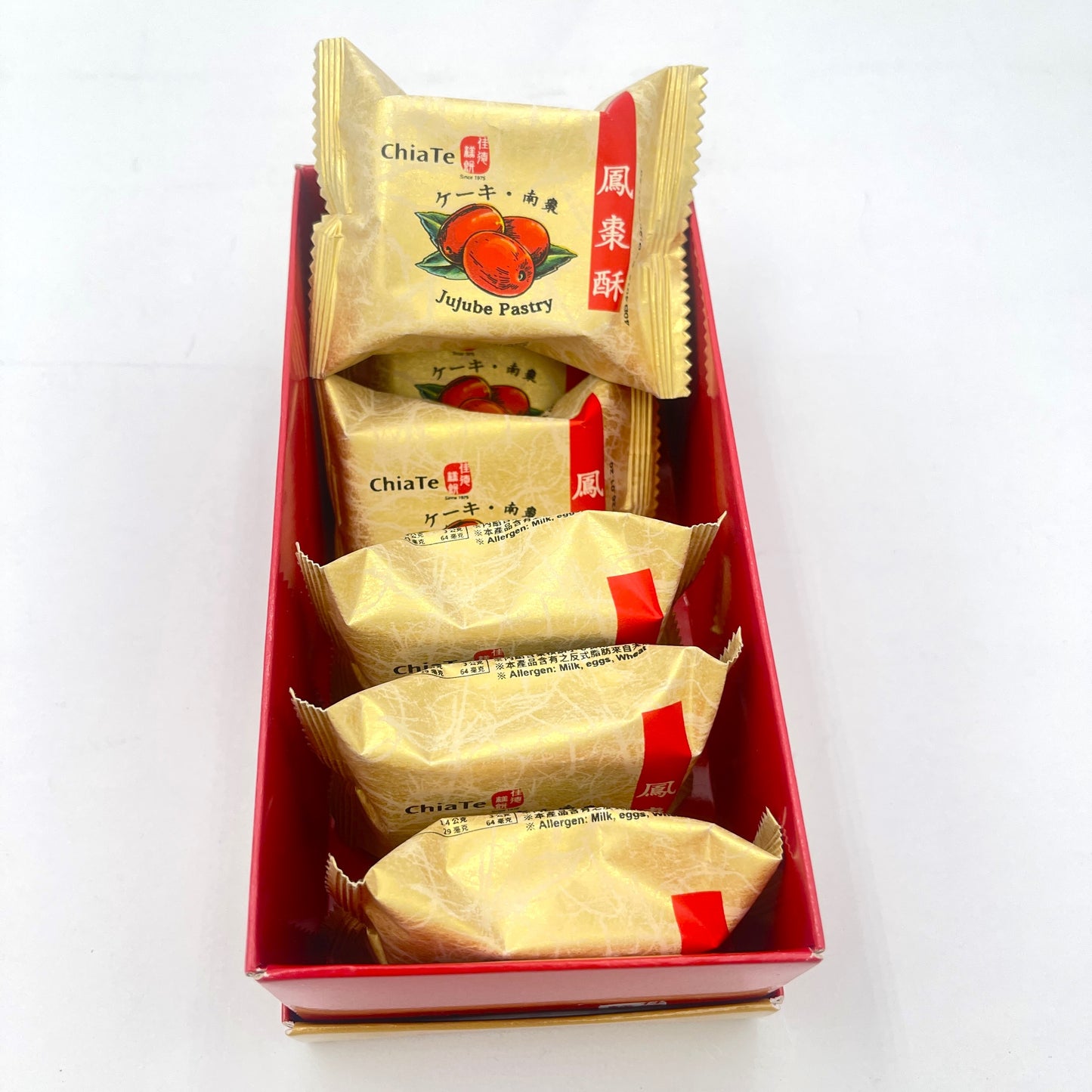 Chia Te Prunes Pastry 6pcs佳德鳳棗酥