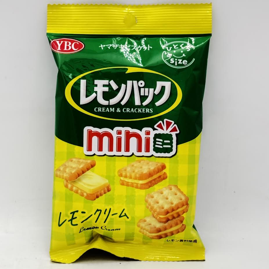 (2CT)YBC Lemon Pack Mini Cream & Crackers 40gx2bags檸檬夾心餅