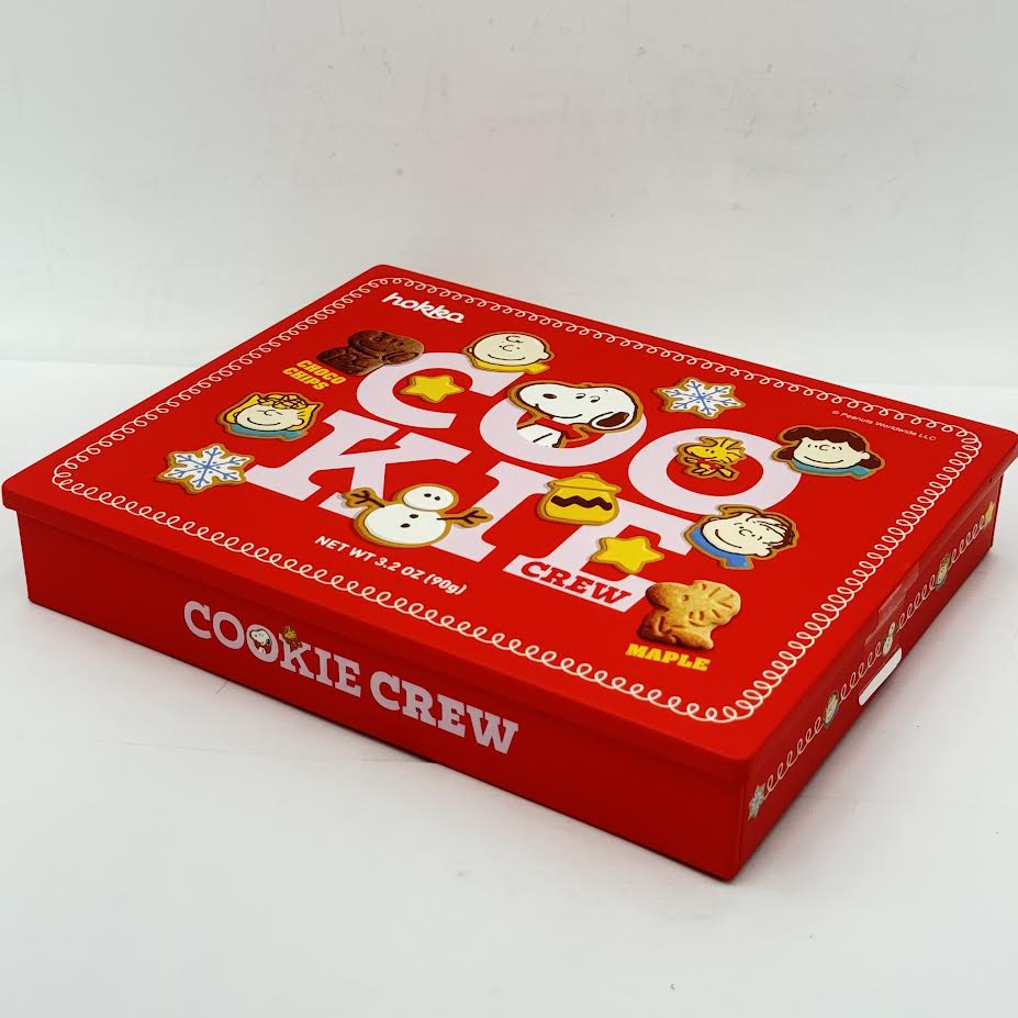 Hokka Snoopy Cookies - Choco Chip & Maple Flavor Cookie Gift Can 3.2oz/(90g)