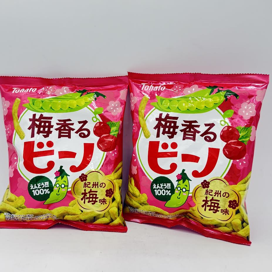 (2CT)Tohato Beano Edamame Snacks - Plum Flavor 55g