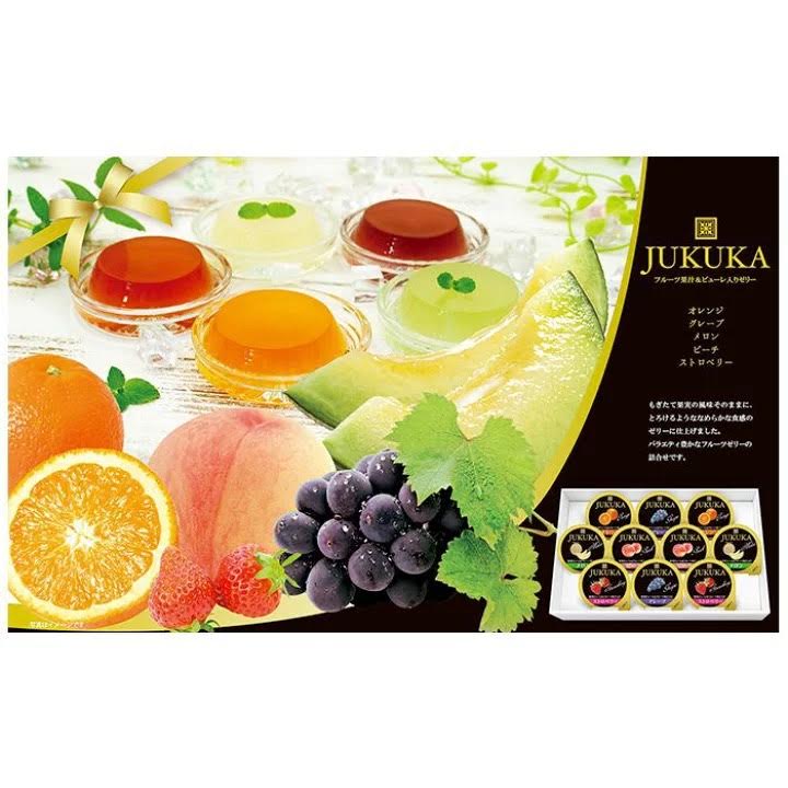 Kanazawa Kenroku Seika Jukuka Ripe Fruit Jelly Gift 10pieces 什錦水果果凍禮盒