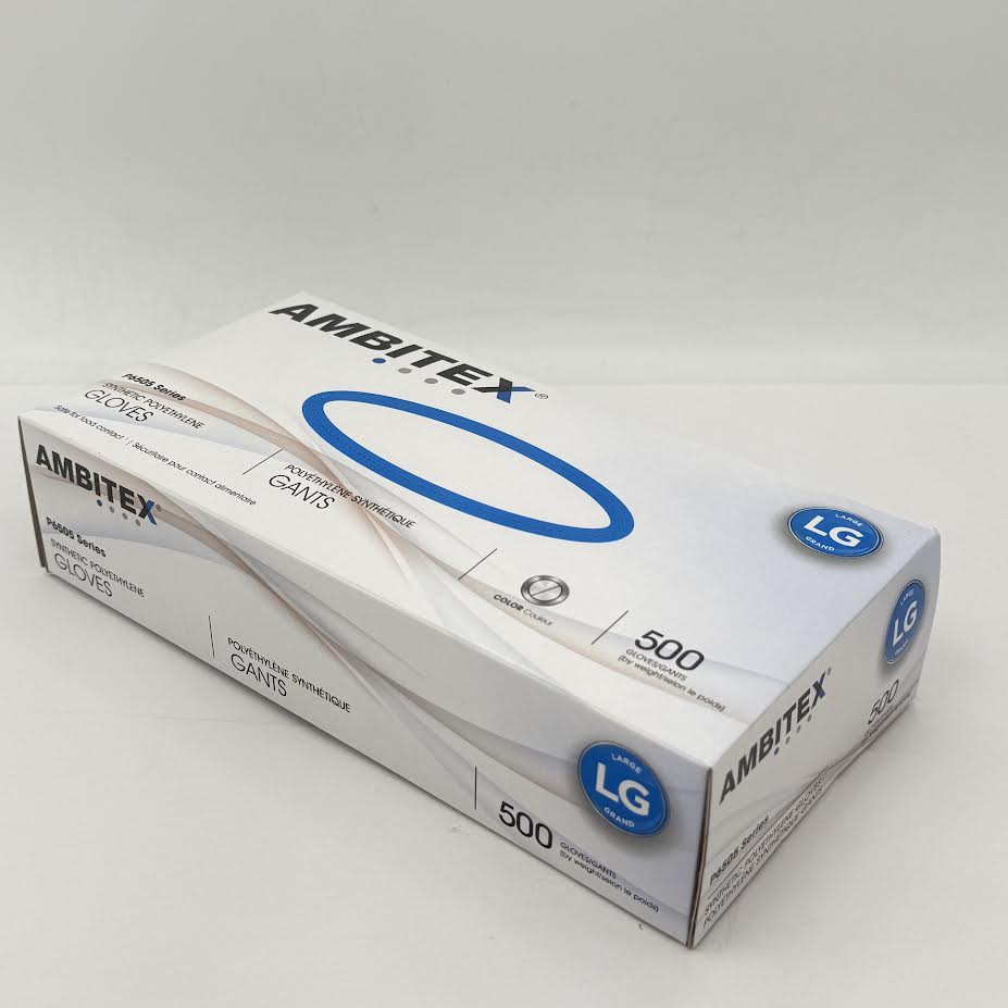 Ambitex Synthetic Polyethylene Gloves "LG" 500