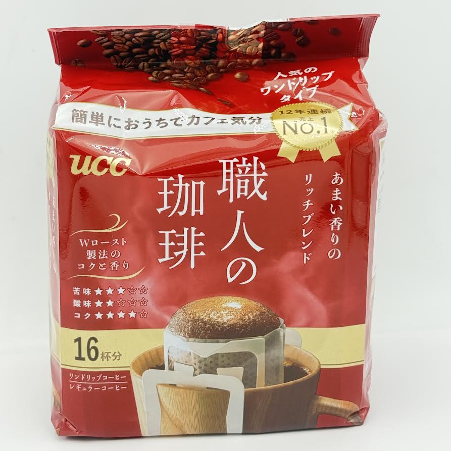 Ucc Shokunin No Coffee Rich Blend Coffee Powder 112g/16pc
