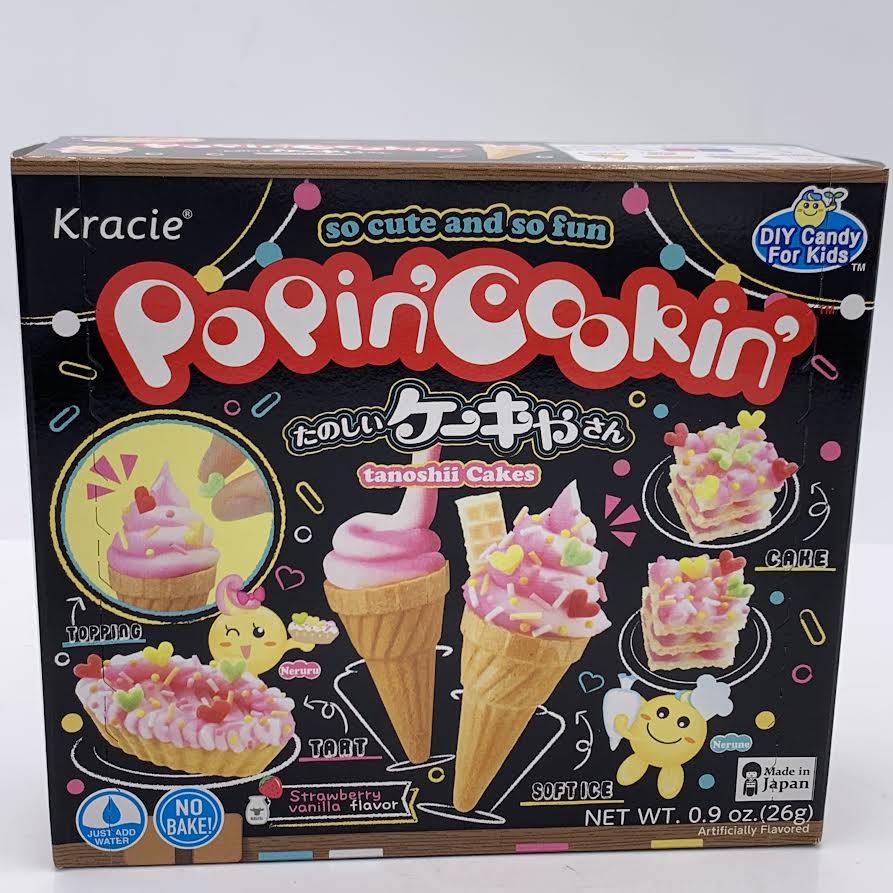 Kracie Popin' Cookin' Diy Japanese Candy Kit , Tanoshii Cakes , 26 g