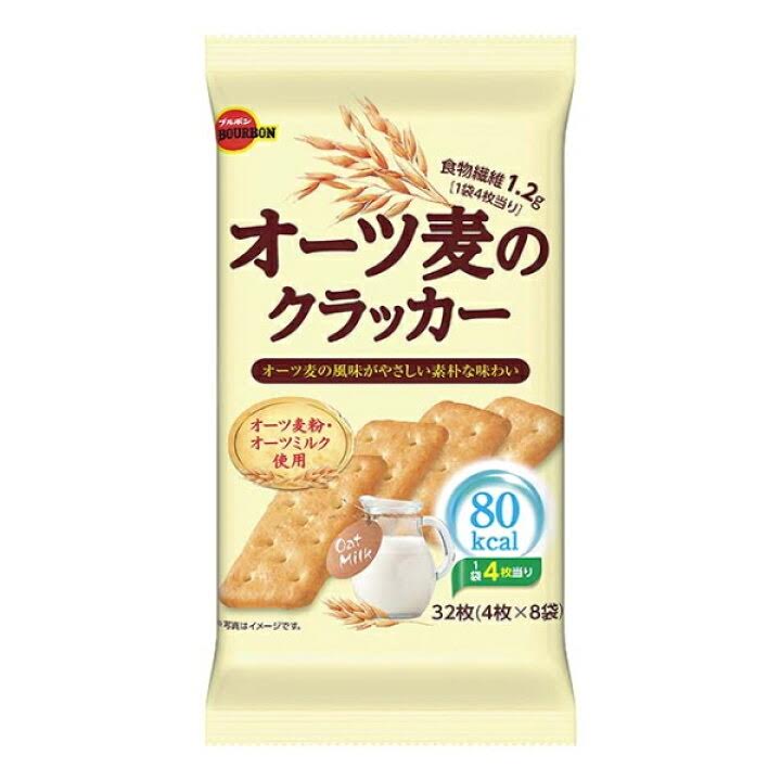 Bourbon Oak Milk Mugi Cracker136g/(4x8pcs)