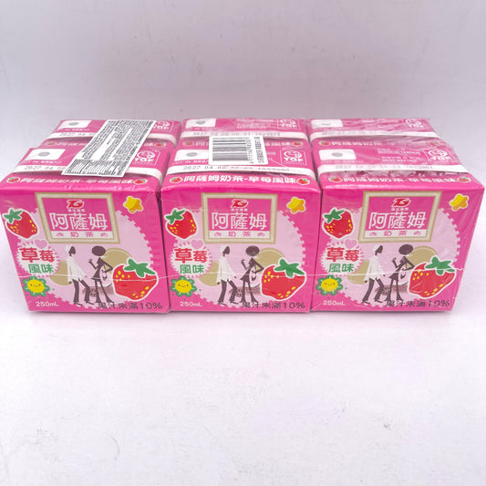 Assam Milk Tea-Strawberry Flavor 250mlx6packs阿薩姆奶茶-草莓風味