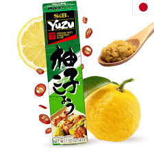 S&B Japanese Yuzu Prepared Spicy Citrus Paste Tube 43 g