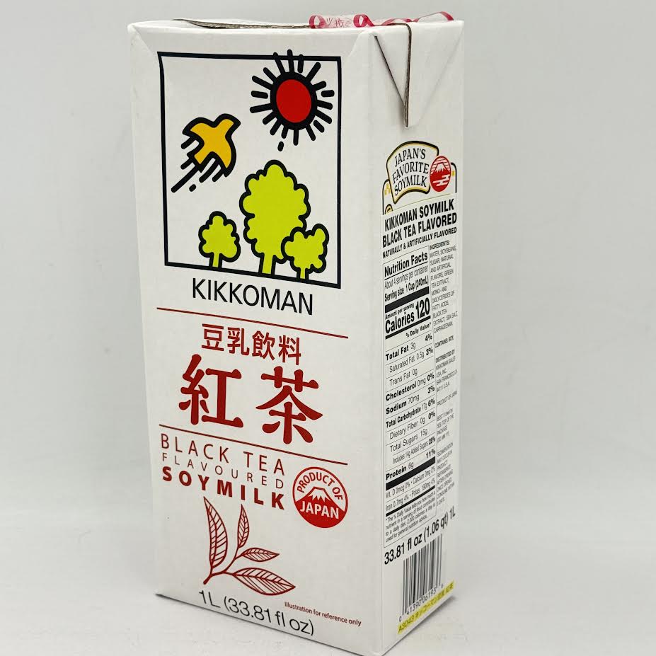 Kikkoman Black Tea Flavoured Soy Milk 1L/(33.81oz)豆乳紅茶