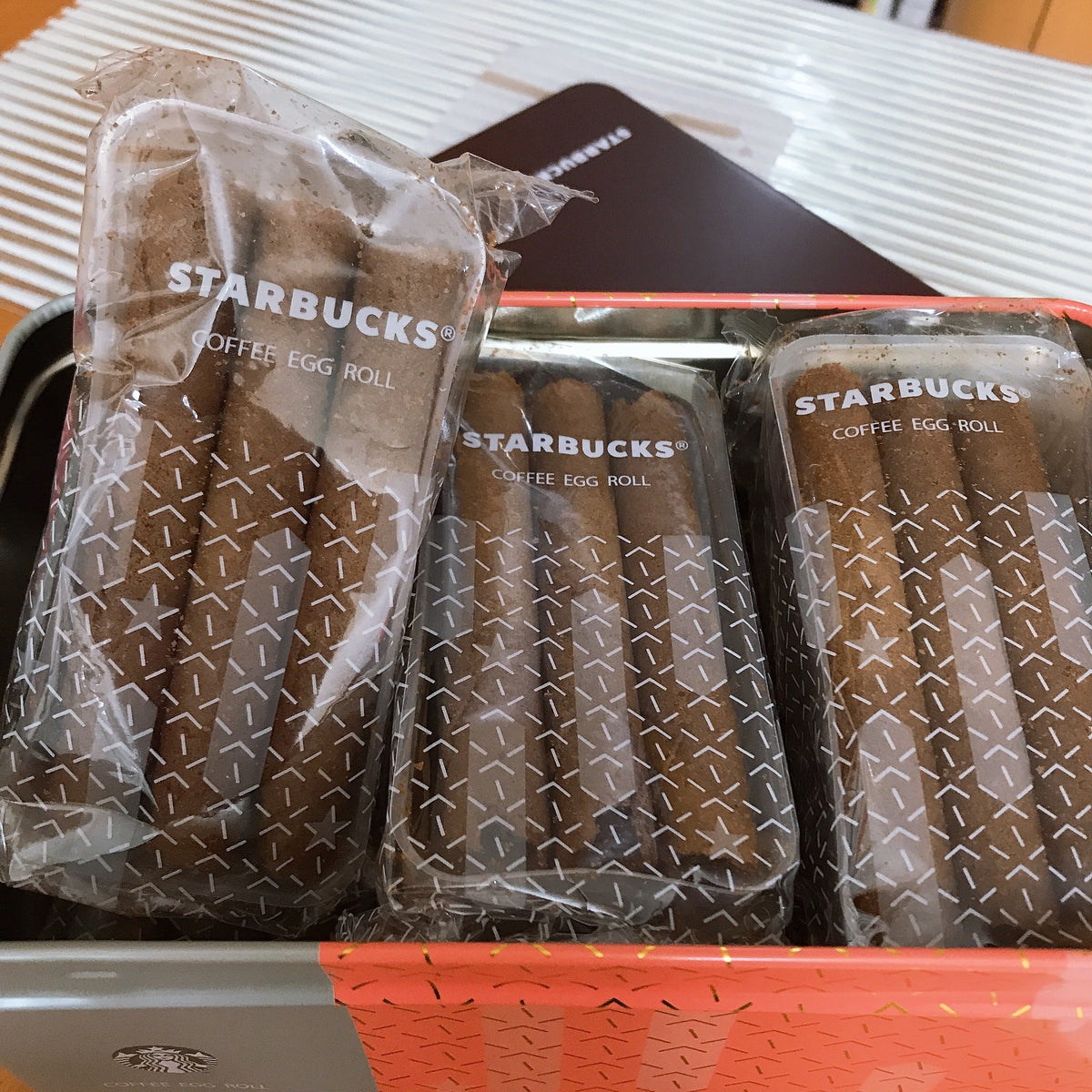 Starbucks Coffee Egg Roll Gift Box 11.43oz/324g星巴克 精選咖啡蛋捲禮盒