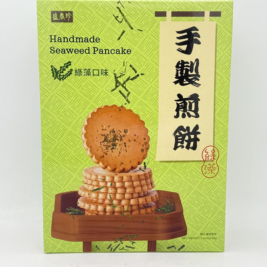 Sheng Xiang Zhen Handmade Seaweed Pancake 210g 盛香珍手製綠藻煎餅系列