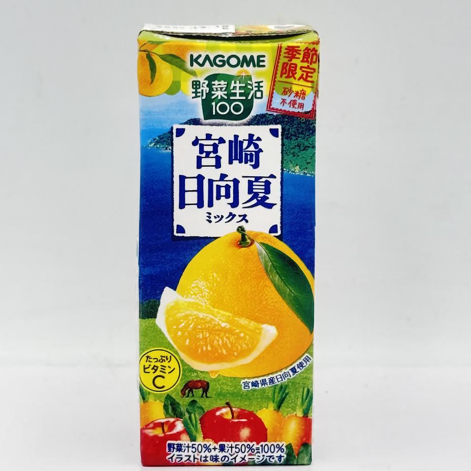 Kagome Yasai Seikatsu 100 Miyazaki Citrus Mix 195ml/12pack