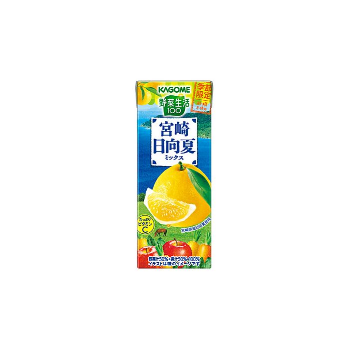 Kagome Yasai Seikatsu 100 Miyazaki Citrus Mix 195ml/12pack