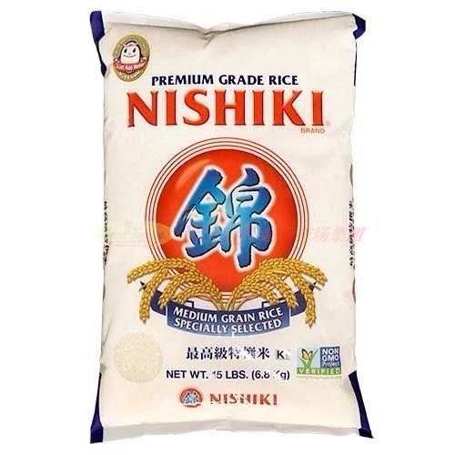 Nishiki Premium Grade White Rice 15lbs
