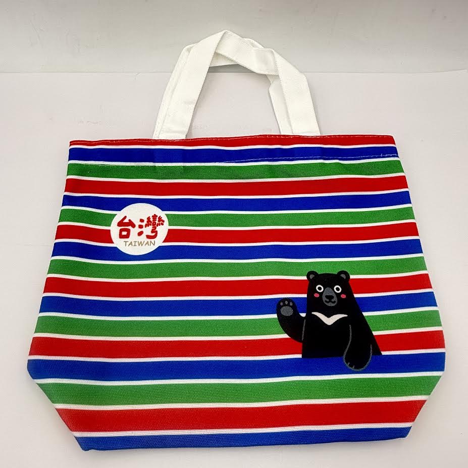 Taiwan Commemorative Edition Canvas Tote Bag 台灣黑熊